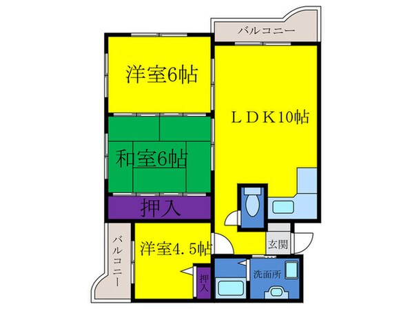 ヴァンベール２１の物件間取画像